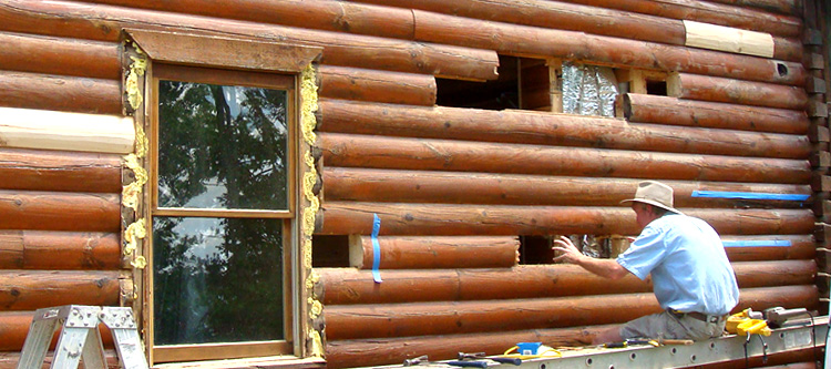 Log Home Repair Bladensburg, Ohio