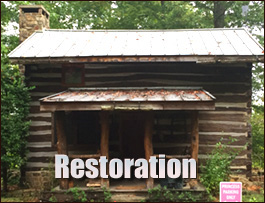 Historic Log Cabin Restoration  Knox County, Ohio